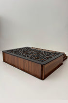 İsme Özel 3'lü Tesbih Organizatör | Lazer Kazıma Ahşap Tesbih Kutusu
