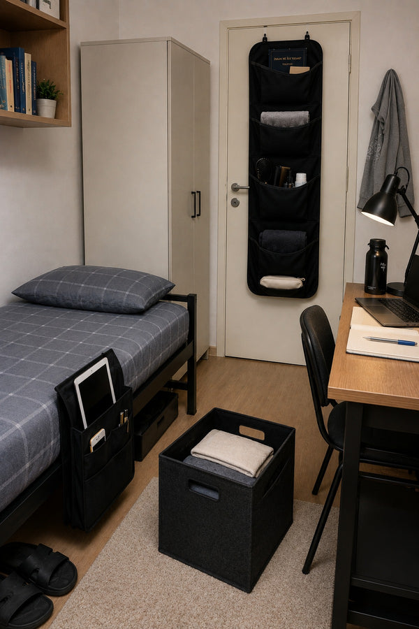 Yurt odasında üç parça birden kullanılan Roomly seti
